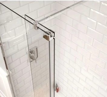 Kudos Ultimate Fold Away Bath Screen Deflector Panel (left Hand) - Brushed Brass