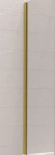 Kudos Ultimate Bathscreen Wall Post Kit - Brushed Brass product image - Image 1
