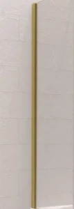 Kudos Ultimate Bathscreen Wall Post Kit - Brushed Brass