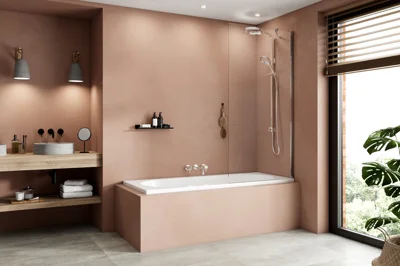 Kudos Ultimate 700mm Bath Screen Glass Panel Only