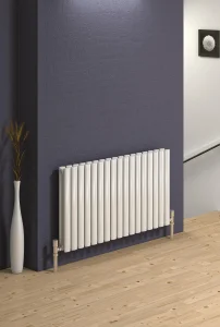 Reina Neva Designer Radiator - 550 X 413 Single White
