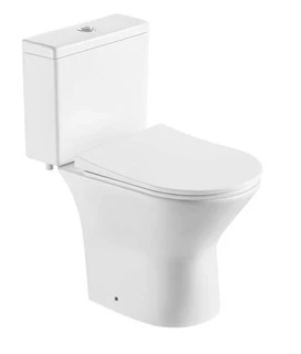 Pembury Close Coupled Short Projection Pan Pack (595mm) including Cistern & Soft Close Seat - White