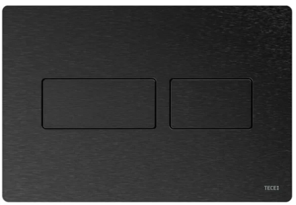Tecesolid Toilet Flush Plate, Brushed Graphite (anti-fingerprint)