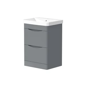 Speldhurst 800mm Floor Standing Unit with Drawers - Matt Grey
