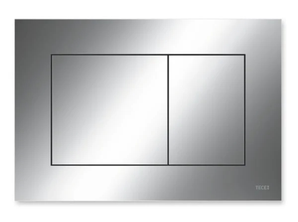 Tecenow Toilet Flush Plate, Bright Chrome