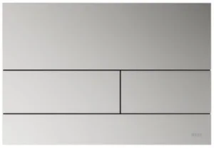 Tece Square Dual Flush, Metal, Polished Chrome