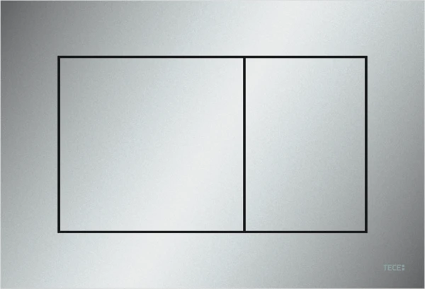 Tece Now Dual Flush Control Plate, Matt Chrome