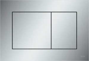 Tece Now Dual Flush Control Plate, Matt Chrome