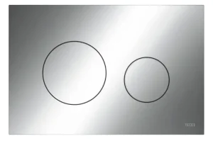 Tece Loop Dual Flush, Plastic, Matt Chrome