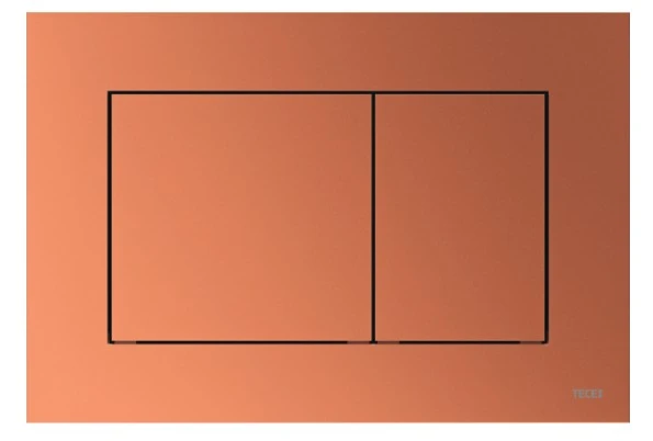 Tece Now Dual Flush Control Plate, Red Bronze New