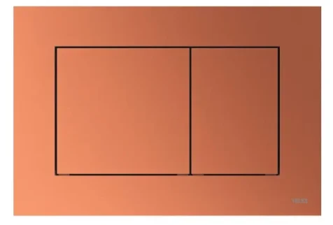 Tece Now Dual Flush Control Plate, Red Bronze New product image - Image 1