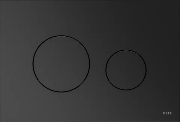 Teceloop Plastic Toilet Flush Plate, Metallic Graphite