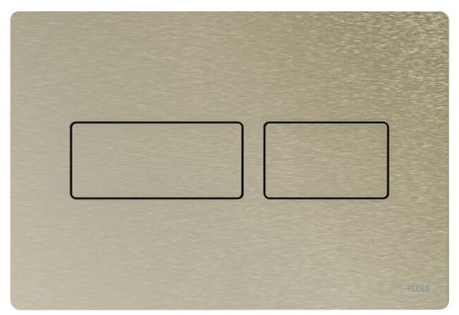 Tece Solid Dual Flush, Brushed Nickel New