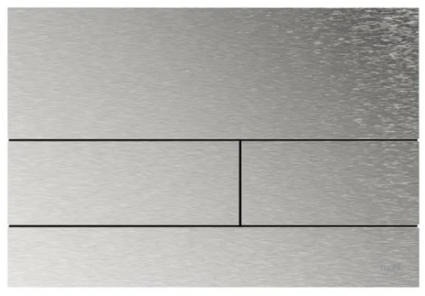 Tecesquare Ii Metal Toilet Flush Plate, Brushed Stainless Steel (anti-fingerprint)