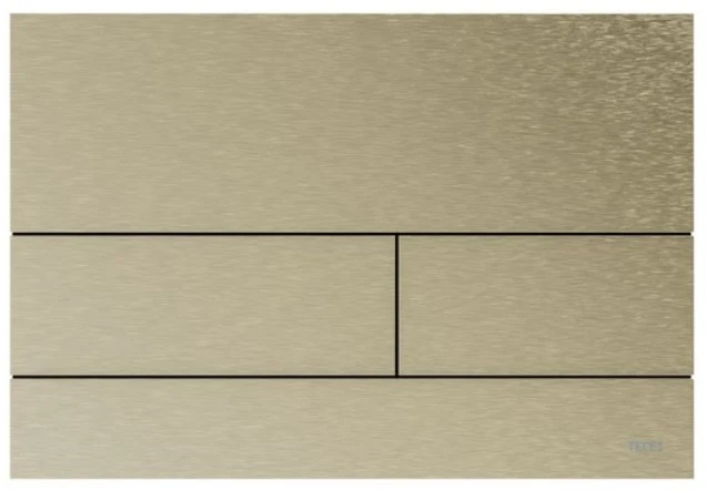 Tece Square Dual Flush, Metal, Brushed Nickel (anti-fingerprint) New