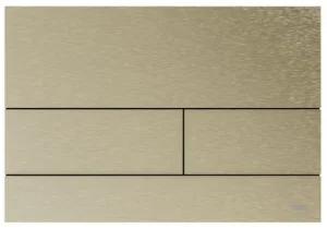 Tece Square Dual Flush, Metal, Brushed Nickel (anti-fingerprint) New