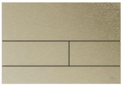 Tece Square Dual Flush, Metal, Brushed Nickel (anti-fingerprint) New product image - Image 1