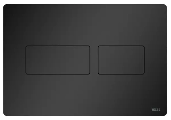 Tece Solid Dual Flush, Matt Black
