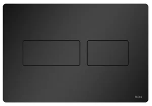 Tece Solid Dual Flush, Matt Black