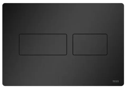 Tece Solid Dual Flush, Matt Black product image - Image 1