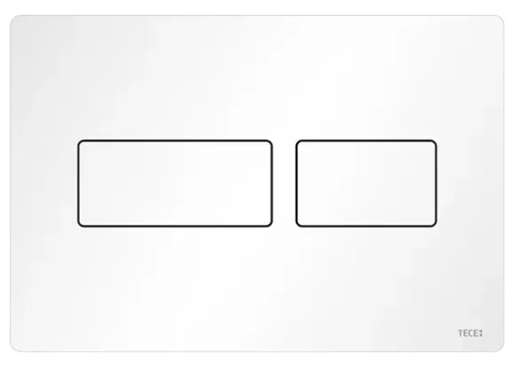 Tecesolid Toilet Flush Plate, Matt White