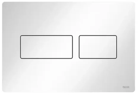 Tece Solid Dual Flush, Bright White product image - Image 1