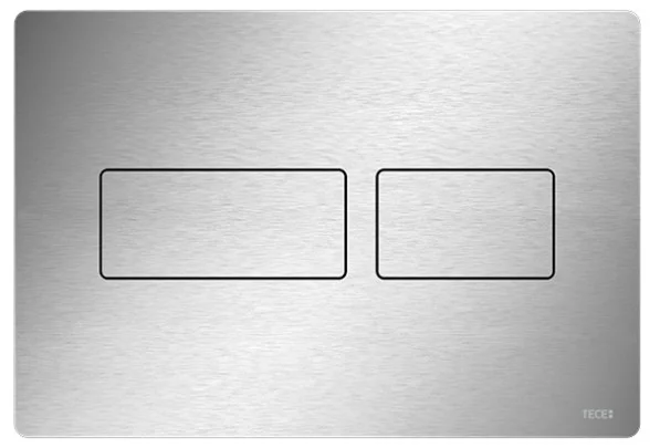 Tecesolid Toilet Flush Plate, Brushed Stainless Steel (anti-fingerprint)