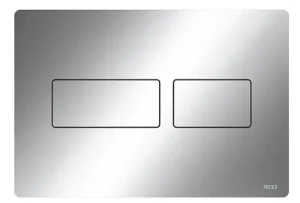 Tece Solid Dual Flush, Bright Chrome