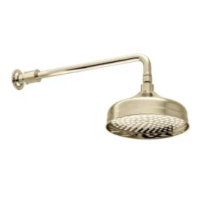 Booth & Co. 200mm Shower Head And Arm Nickel