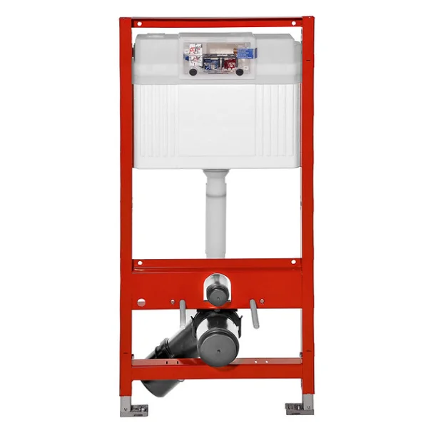 Tece Professional Wc Cistern Frame, Front And Top Actuation H980