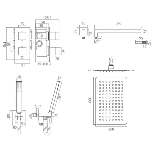 Vado Tablet Notion Chrome Plated detail view - Image 3