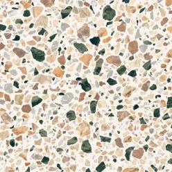European Tiles Civic Multicolor Terrazzo White / Beige Matt Tile 60x60cm product image - Image 1