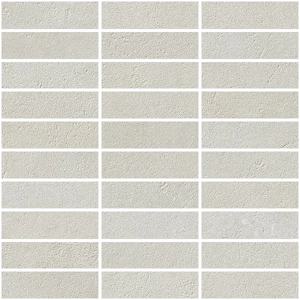 European Tiles Concrete White Brick Pattern Wall & Floor Tile Matt 30x30cm