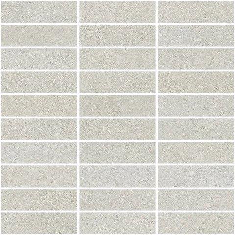 European Tiles Concrete White Brick Pattern Wall & Floor Tile Matt 30x30cm product image - Image 1