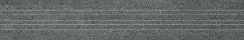 European Tiles Concrete Dark Grey Matt Wall & Floor Thin Strip 6mm Tile 20x120cm product image - Image 1