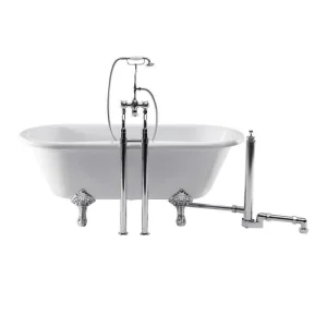 Burlington Pair Of Stand Pipes Chrome