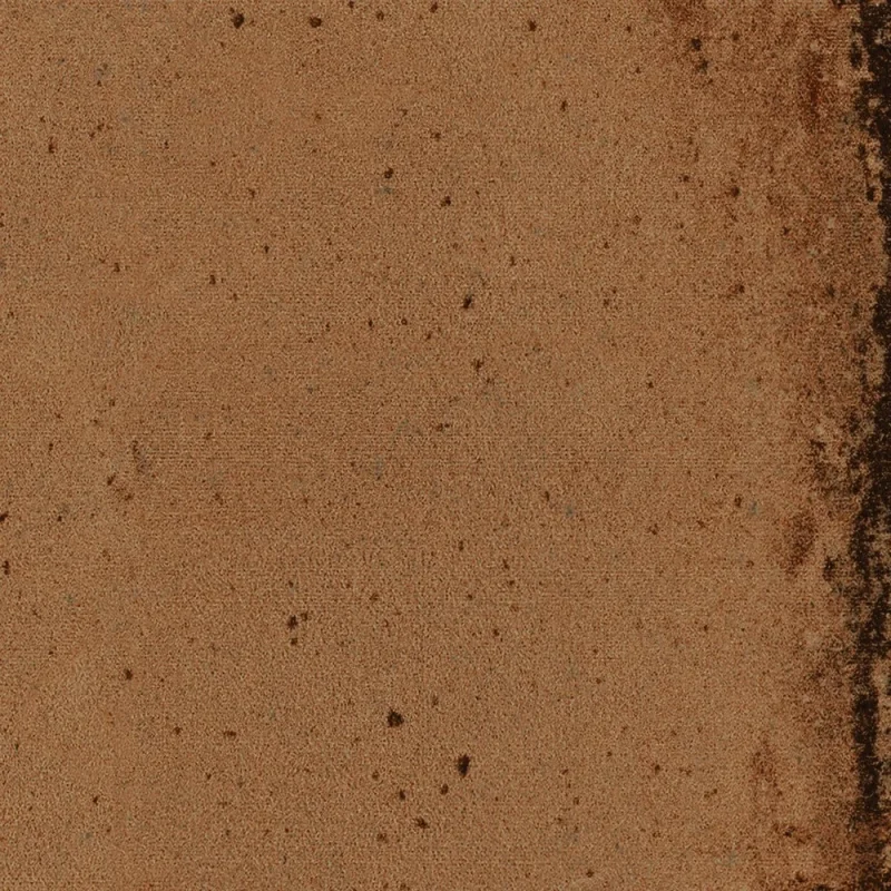 European Tiles Artisan Ocre Porcelain Matt Wall & Floor Tile 10x10cm detail view - Image 2