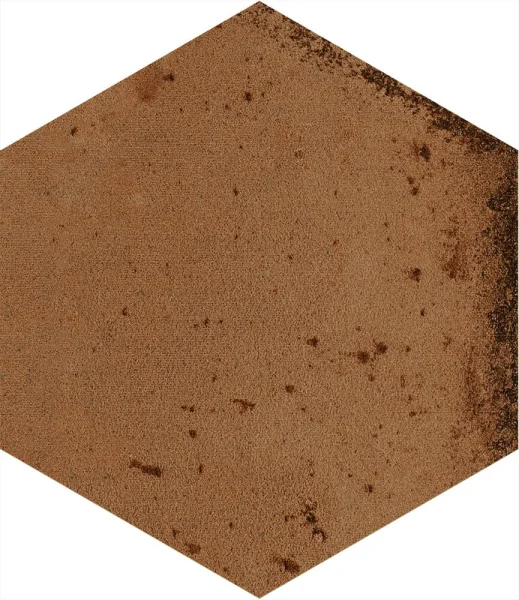European Tiles Artisan Hex Ocre Porcelain Gloss Wall & Floor Tile 11.8x10.2cm
