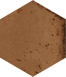 European Tiles Artisan Hex Ocre Porcelain Gloss Wall & Floor Tile 11.8x10.2cm