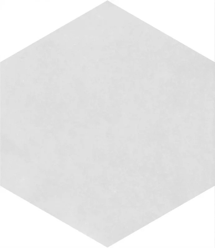 European Tiles Artisan Hex Pearl Porcelain Gloss Wall & Floor Tile 11.8x10.2cm detail view - Image 3