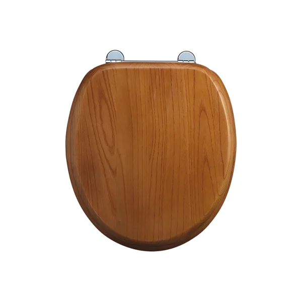 Burlington Toilet Seat Soft Close Golden Oak