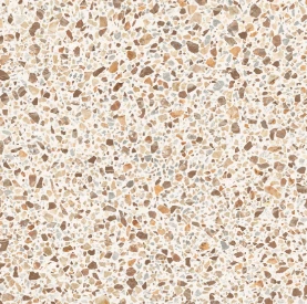European Tiles Civic Multicolor Terrazzo Warm / Beige Matt Tile 60x60cm
