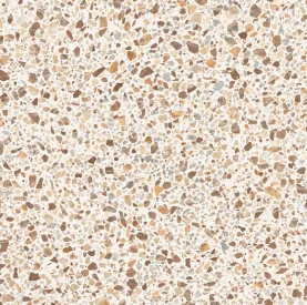 European Tiles Civic Multicolor Terrazzo Warm / Beige Matt Tile 60x60cm