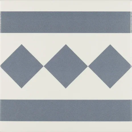 European Tiles Avantegarde Azul 002 20X20 Matt Ceramic  Tile detail view - Image 2