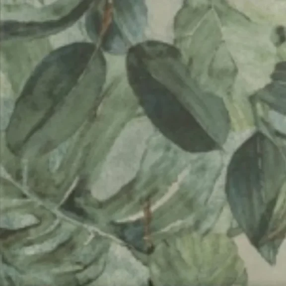 European Tiles Floral Porcelain Wall & Floor Matt Tile Eucalyptus 15x15cm detail view - Image 6