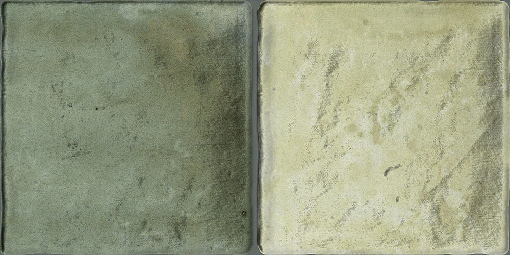 European Tiles Island Leaf Green Porcelain Matt Tile 10x20cm