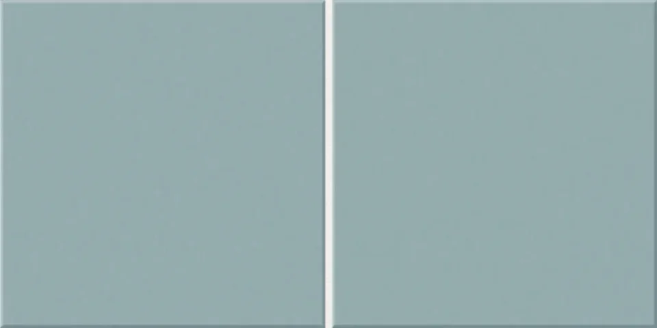 European Tiles Croma 1010 Blue China Precorte Porcelain Wall & Floor Matt Tile 10x20cm detail view - Image 2