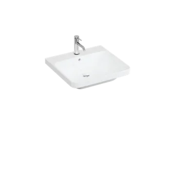 Britton Dalston 500mm Basin 1 Tap Hole White