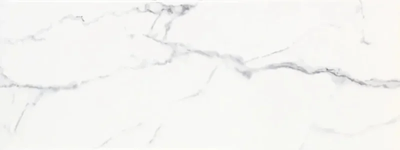 European Tiles Carrara Gloss Wall & Floor Tile 15x40cm detail view - Image 2