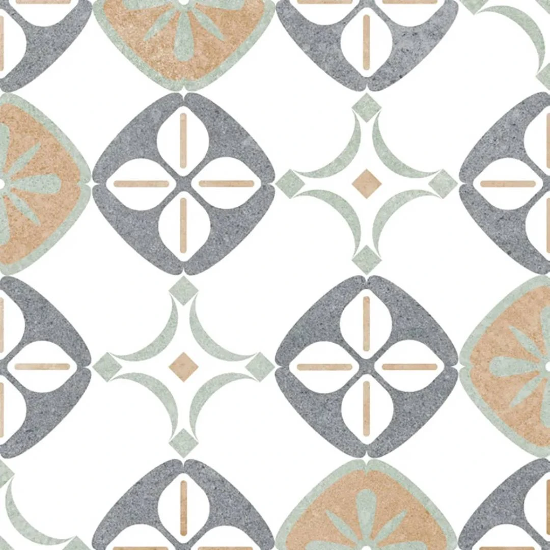 European Tiles Cosmopolitan Lyon Wall & Floor Tile Porcelain Matt 15x15cm